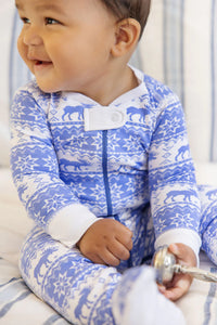 Knox's Night Night - Frosty Fairisle (Blue)