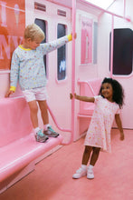 Load image into Gallery viewer, Polly Play Dress - Ice Cream Daydream w/ Strawberry Pink - Short Sleeve
