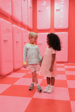 Load image into Gallery viewer, Polly Play Dress - Ice Cream Daydream w/ Strawberry Pink - Short Sleeve
