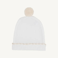 Load image into Gallery viewer, I&#39;m Here Pom Pom Hat - Blue, Pink, Red - Size 0/3m
