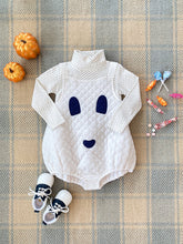 Load image into Gallery viewer, Happy Halloween Costume - Ghost - Worth Ave White w/ Nantucket Navy
