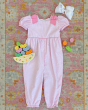 Load image into Gallery viewer, Ryleigh Romper - Pink Greenbrier Gingham w/ Hamptons Hot Pink - Woven
