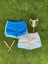 Load image into Gallery viewer, Prepletic™ Sheppy Shorts - Wood Boat Blue w/ White &amp; Kiawah Kelly Green - Boys&#39;

