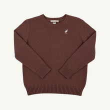 Load image into Gallery viewer, Isaac's Sweater - Gray Bay Brown w/ Palmetto Pearl Stork
