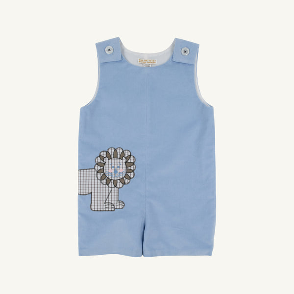 Jack Keene Jon Jon - Beale Street Blue w/ Lion Appliqué - Corduroy