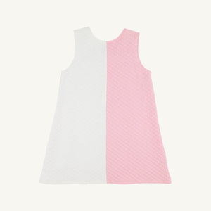 Juliet Jumper - Palmetto Pearl & Sandpearl Pink - Quilted - Colorblock