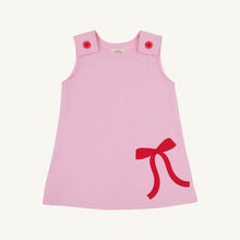 Load image into Gallery viewer, Juliet Jumper - Pier Party Pink w/ Richmond Red Bows
