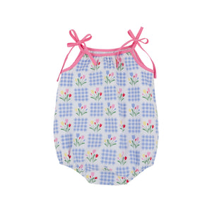 Junie B. Bubble - Mt. Pleasant Patch w/ Hamptons Hot Pink - Broadcloth