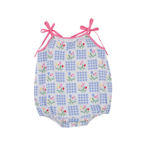 Junie B. Bubble - Mt. Pleasant Patch w/ Hamptons Hot Pink - Broadcloth