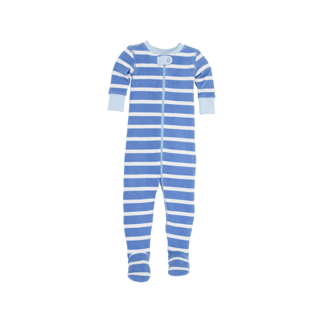 Knox's Night Night - Barbados Blue Stripe w/ Beale Street Blue - Fleece