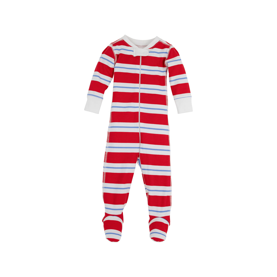 Knox's Night Night - Richmond Red, White, Barbados Blue Stripe