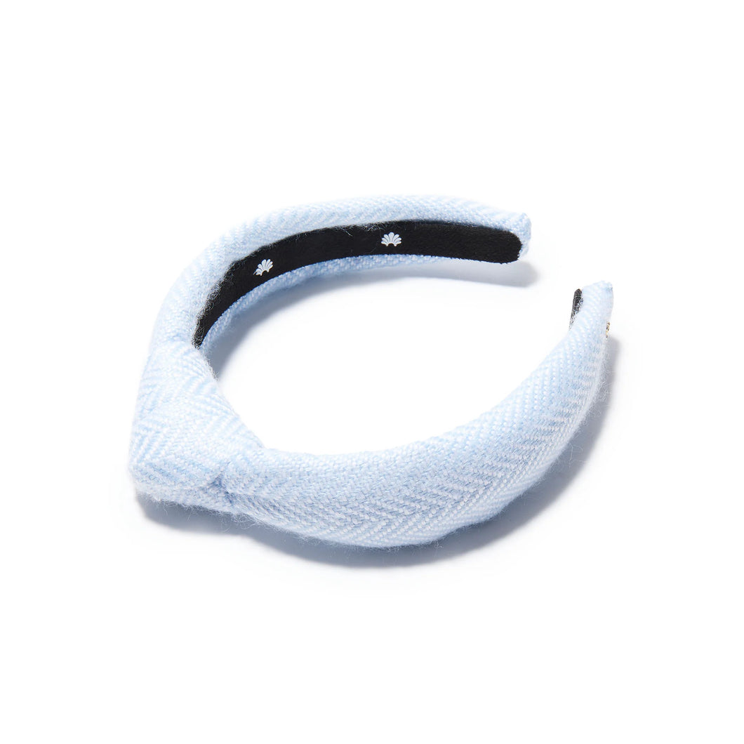 T.B.B.C. x Lele Sadoughi Knotted Headband - Girls' - Beale St. Blue Herringbone