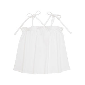 Lainey's Little Top - Worth Ave White - Pima
