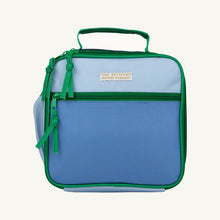 Load image into Gallery viewer, Leighton Lunch Box - Barbados Blue w/ Beale Street Blue &amp; Navy
