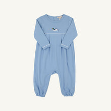 Load image into Gallery viewer, Bradford Romper - Sarasota Sky w/ Duck Embroidery - Long Sleeve
