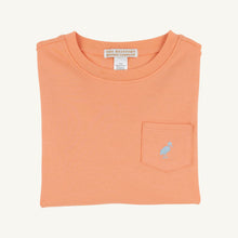 Load image into Gallery viewer, Carter Crewneck - Seashore Sherbet w/ Buckhead Blue - Long Sleeve
