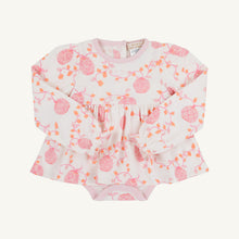 Load image into Gallery viewer, Daisy's Diaper Cover Dress - Gourd-geous (Palmetto Pearl) - Long Sleeve
