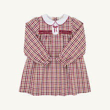 Load image into Gallery viewer, Mary Dal Dress - Easton Pond Plaid w/ White - Long Sleeve
