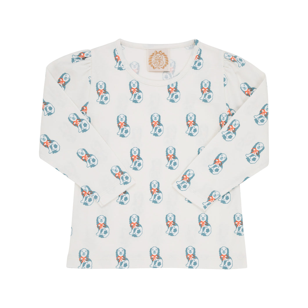 Penny's Play Shirt - Happy Hearth Spaniels - Long Sleeve - Pima