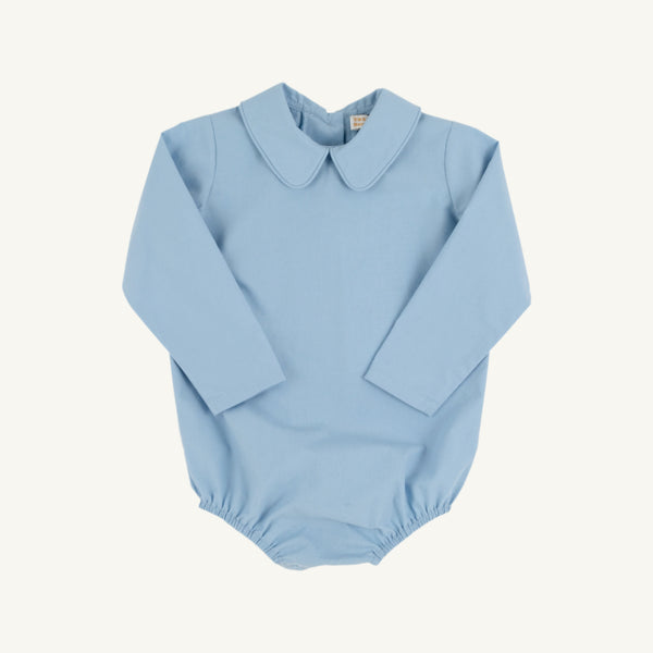 Peter Pan Collar Shirt - Long Sleeve - Barrington Blue - Broadcloth