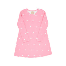 Load image into Gallery viewer, Polly Play Dress - Heart Eyes (Hamptons Hot Pink) - Long Sleeve
