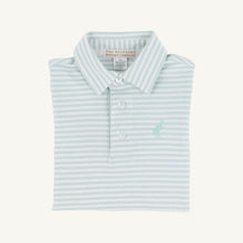 Load image into Gallery viewer, Prim &amp; Proper Polo - Old Greenwich Green Stripe

