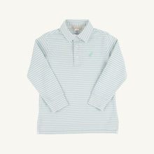 Load image into Gallery viewer, Prim &amp; Proper Polo - Old Greenwich Green Stripe
