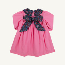 Load image into Gallery viewer, Mary Dal Dress - Hamptons Hot Pink w/ Fairfax Farm Floral - Broadcloth
