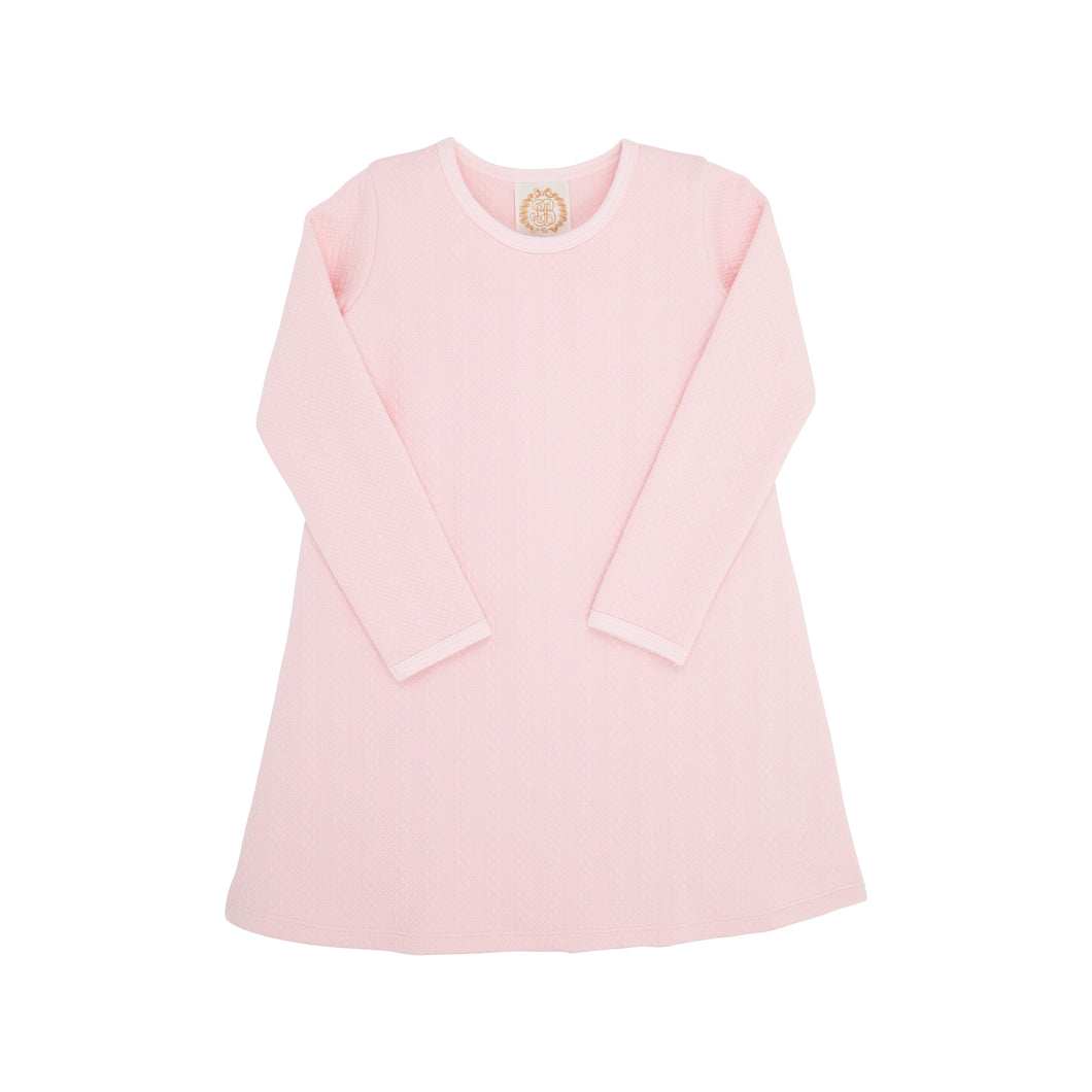 Polly Play Dress - Palm Beach Pink - Long Sleeve - Quilted