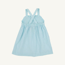 Load image into Gallery viewer, Macy Drew Dress - Belhaven Blue Windowpane - Woven
