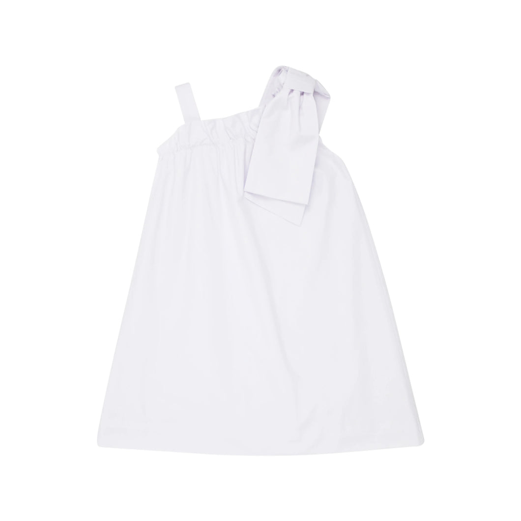 Maebelle Bow Dress - Worth Avenue White