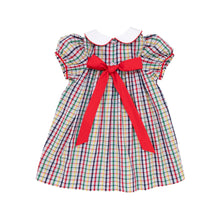 Load image into Gallery viewer, Mary Dal Dress - Potomac Plaid w/ Richmond Red - Woven
