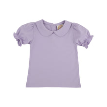 Load image into Gallery viewer, Maude&#39;s Peter Pan Collar Shirt -Lauderdale Lavender - Short Sleeve - Pima
