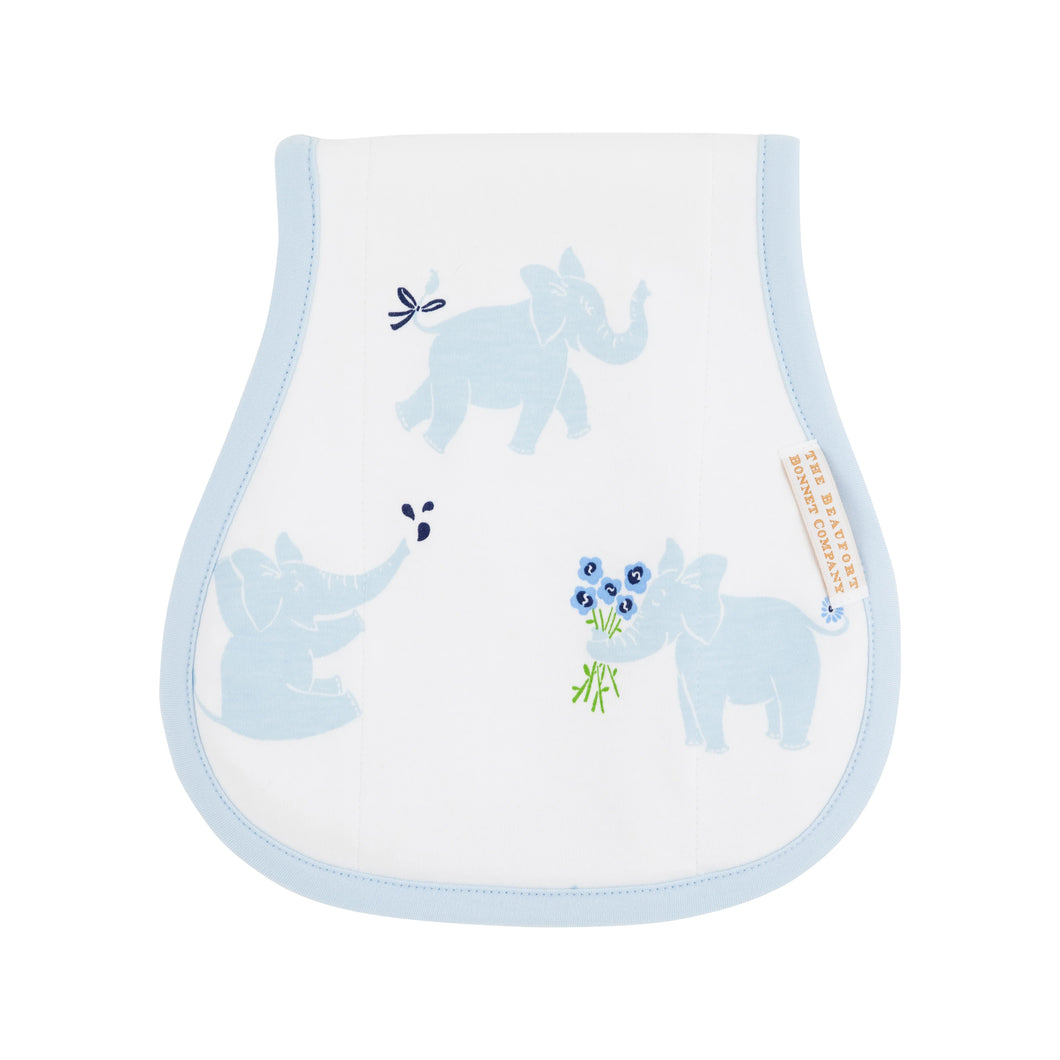Oopsie Daisy Burp Cloth - Precious Peanut (Blue)
