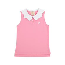 Load image into Gallery viewer, Paige's Playful Polo - Hamptons Hot Pink w/ Worth Ave White

