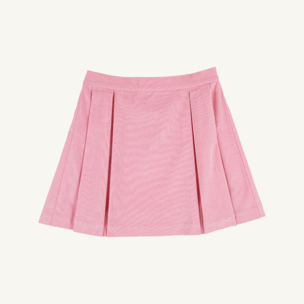 Parson Pleated Skirt - Sandpearl Pink - Corduroy