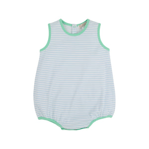 Patton Play Bubble - Buckhead Blue Stripe w/ Grace Bay Green