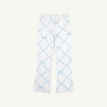 Load image into Gallery viewer, Patty Pants - Buckhead Blue Belle Meade Bow - Heavy Knit
