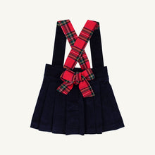 Load image into Gallery viewer, Pearl Prep Skirt Set - Nantucket Navy w/ Society Prep Plaid - Corduroy
