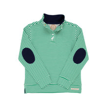 Load image into Gallery viewer, Pendleton Popped Collar - Kiawah Kelly Green Stripe w/ Nantucket Navy
