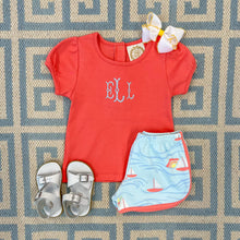 Load image into Gallery viewer, Penny&#39;s Play Shirt - Parrot Cay Coral - Short Sleeve

