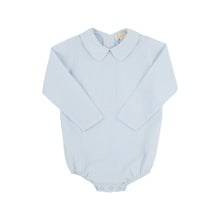 Load image into Gallery viewer, Peter Pan Collar Shirt - Barrington Blue Mini Windowpane - Long Sleeve - Woven
