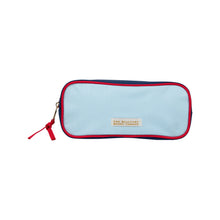 Load image into Gallery viewer, Peyton Pencil Pouch - Buckhead Blue w/ Richmond Red &amp; Nantucket Navy
