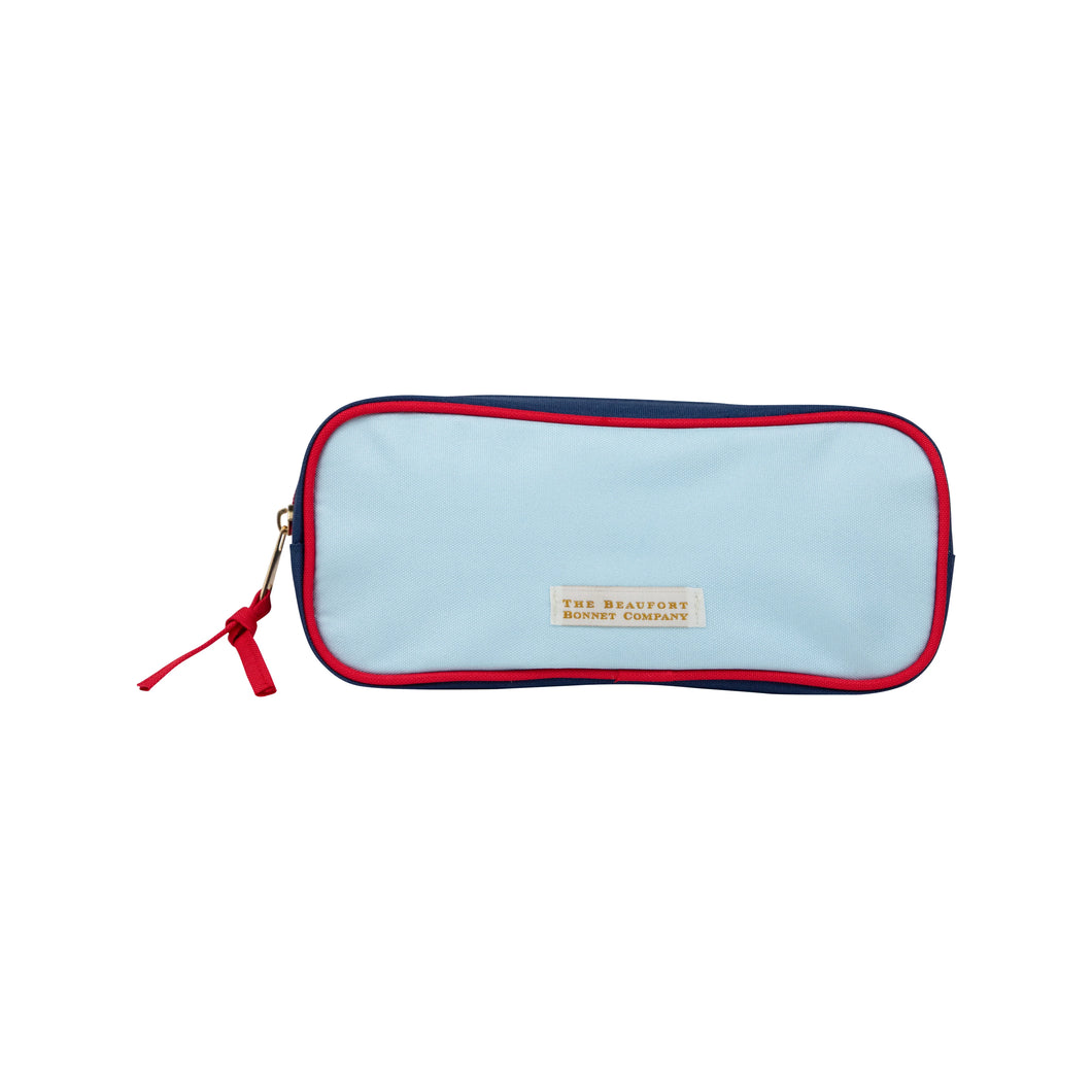 Peyton Pencil Pouch - Buckhead Blue w/ Richmond Red & Nantucket Navy