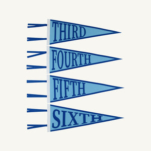 Picture Perfect Pennants - Blue or Pink
