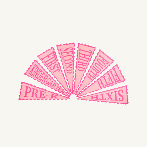 Picture Perfect Pennants - Blue or Pink