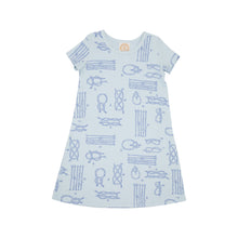 Load image into Gallery viewer, Polly Play Dress - Yachts of Knots - Short Sleeve
