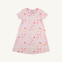 Load image into Gallery viewer, Polly Play Dress - Ice Cream Daydream w/ Strawberry Pink - Short Sleeve
