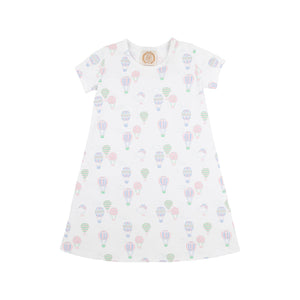 Polly Play Dress - Up Up and Away (Pink) - Short Sleeve