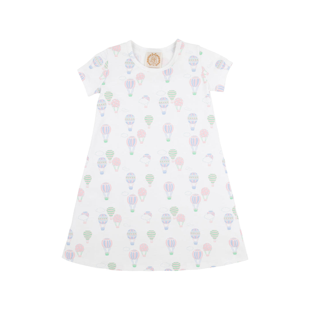 Polly Play Dress - Up Up and Away (Pink) - Short Sleeve